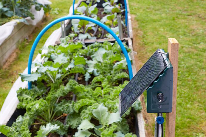   Solārā laistīšanas sistēmas C24 siltumnīcām un dārziem 