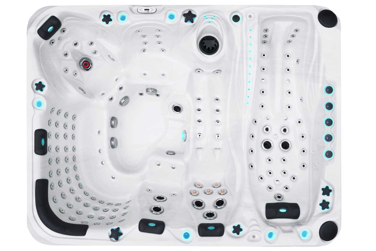 Passionspas burbuļvanna Spa Ecstatic Wave